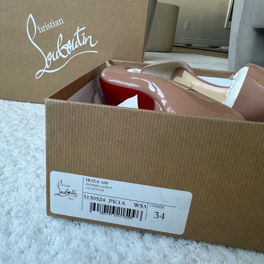 Christian Louboutin Iriza 100 pumps new in box